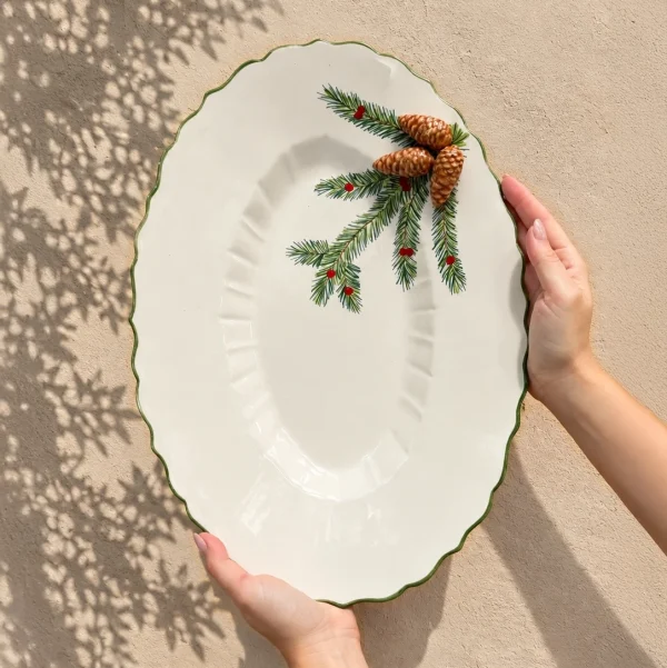 ef8cdc21-3446-44f1-ab29-02909cdf94ab copy 2 Large deep oval pine platter